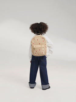 Teddy Midi-Rucksack | Ecru Hearts