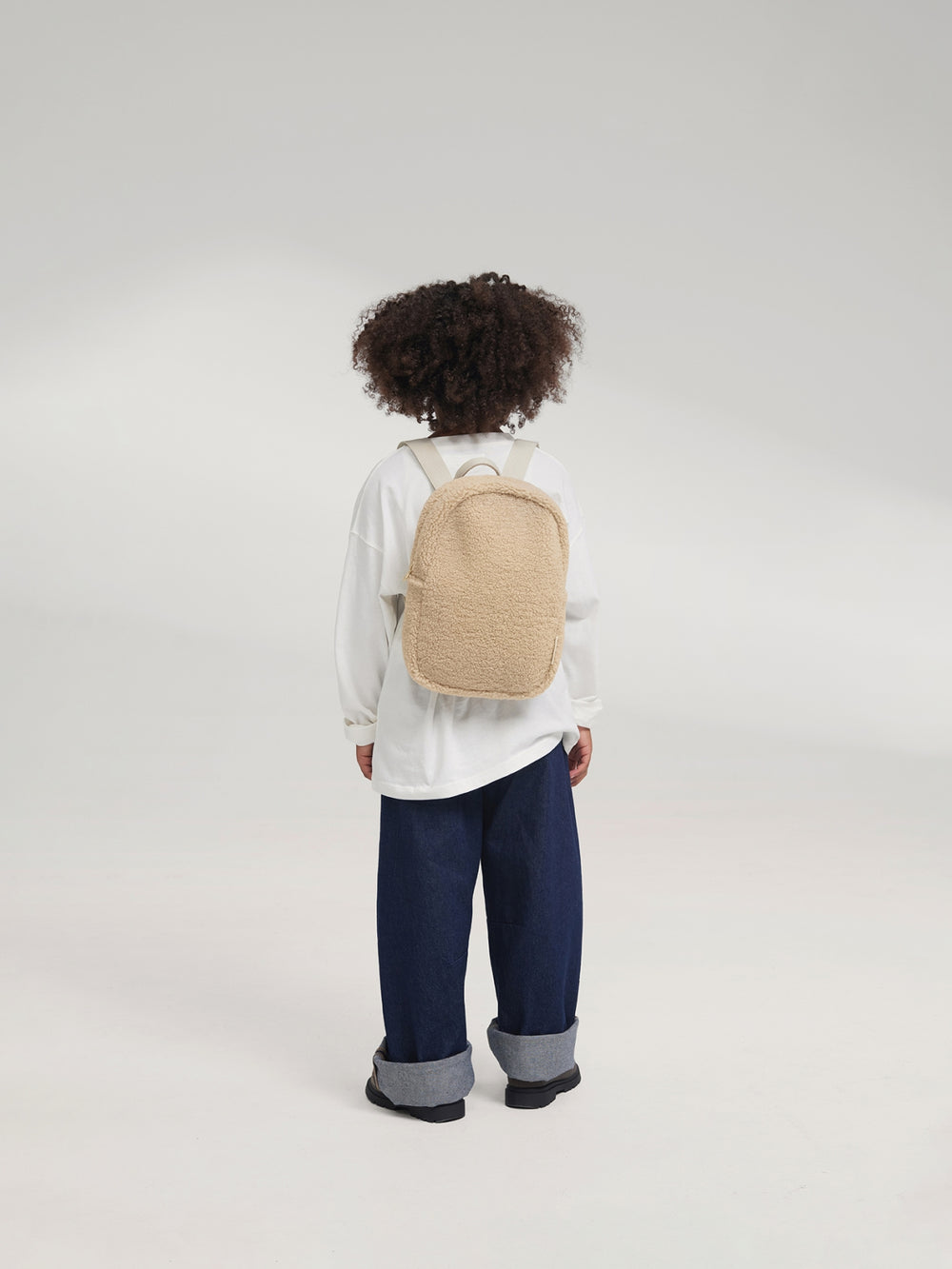 Teddy Mini-Rucksack | Ecru