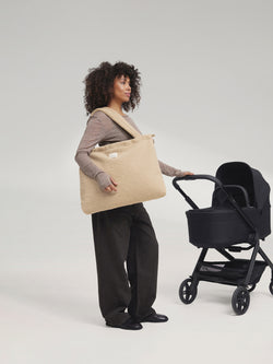 Teddy-Wickeltasche | Ecru