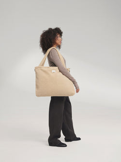 Teddy-Wickeltasche | Ecru