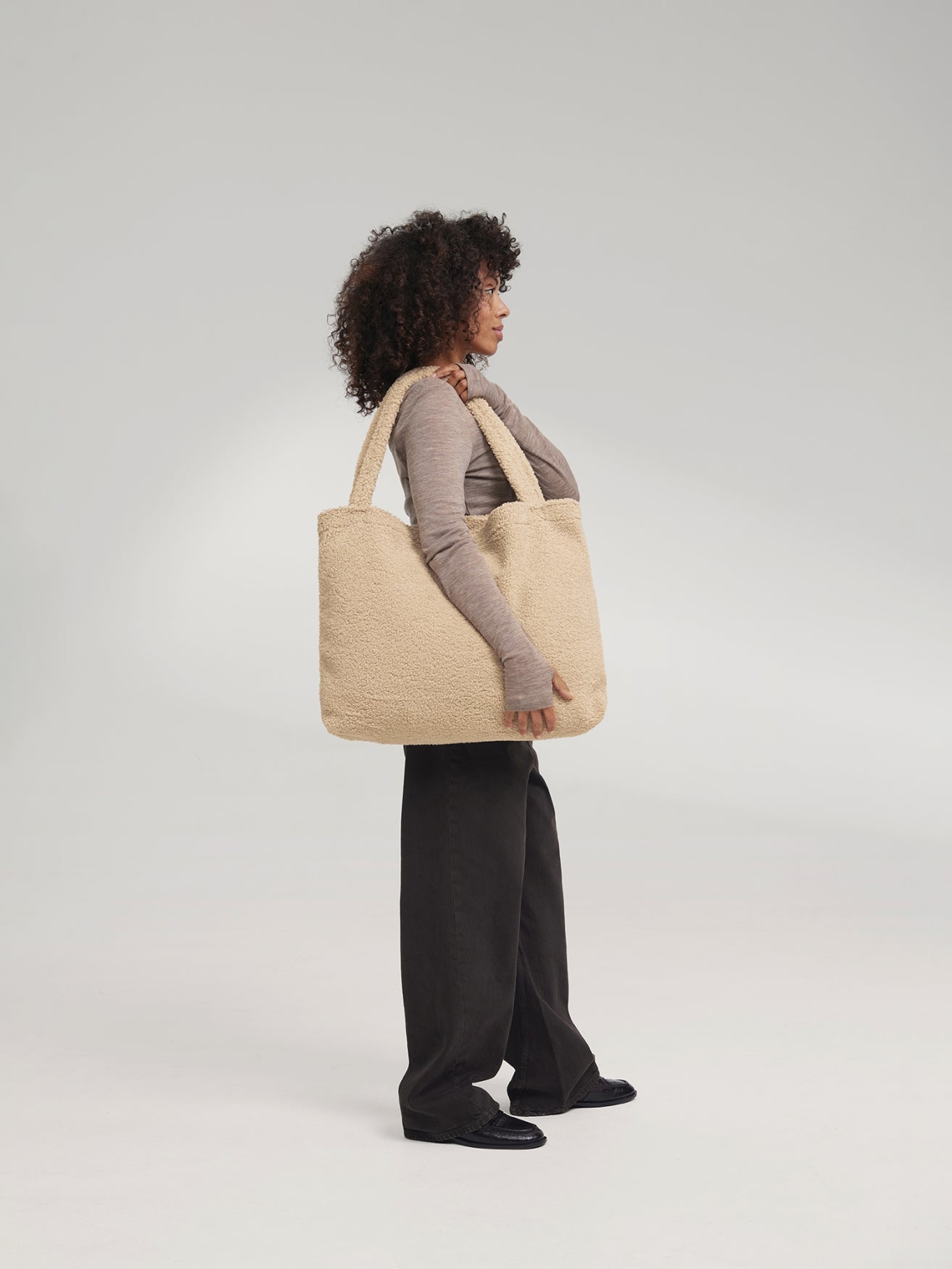 Teddy Mom-Bag | Ecru