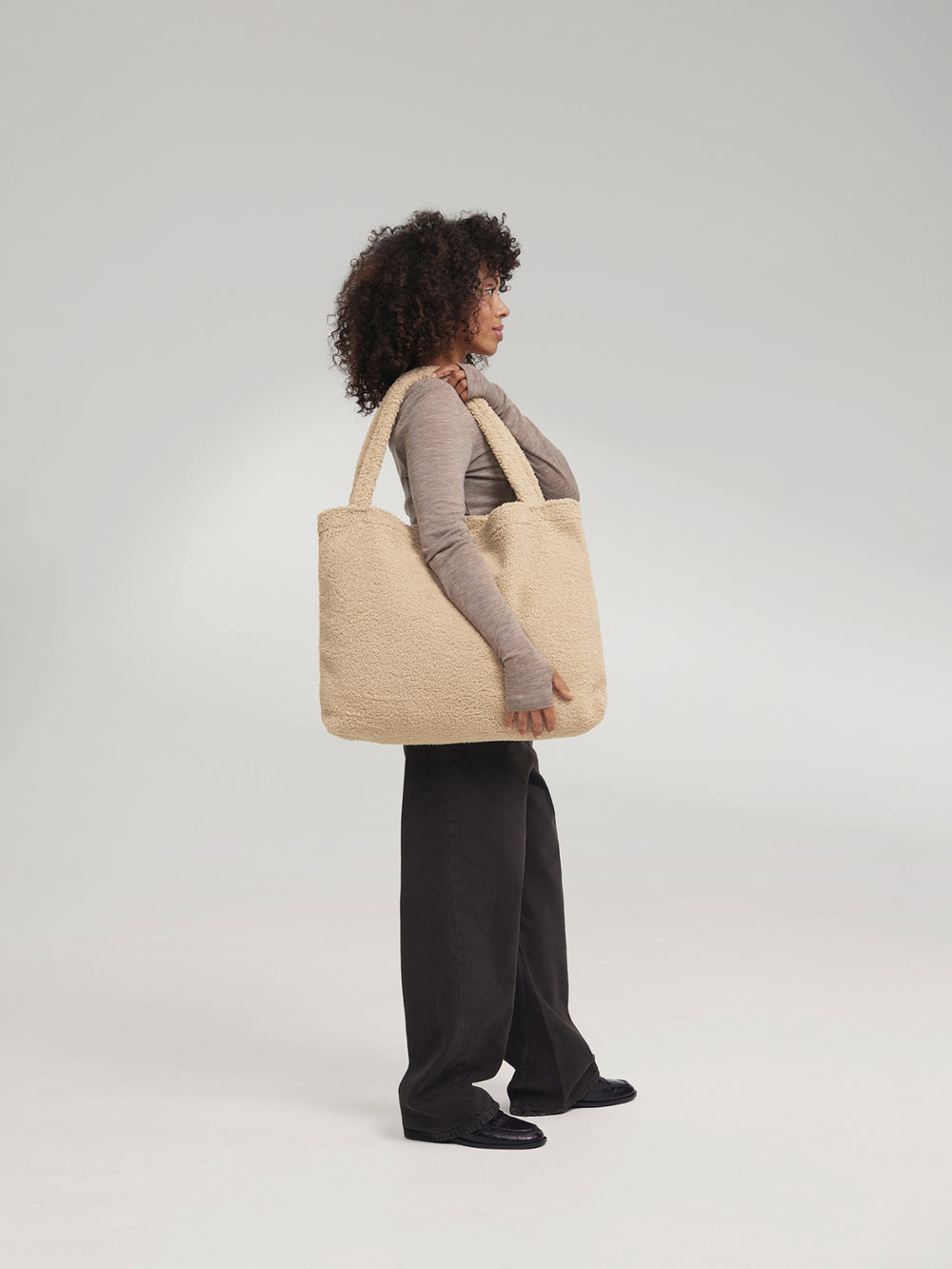 Teddy Mom-Bag | Ecru