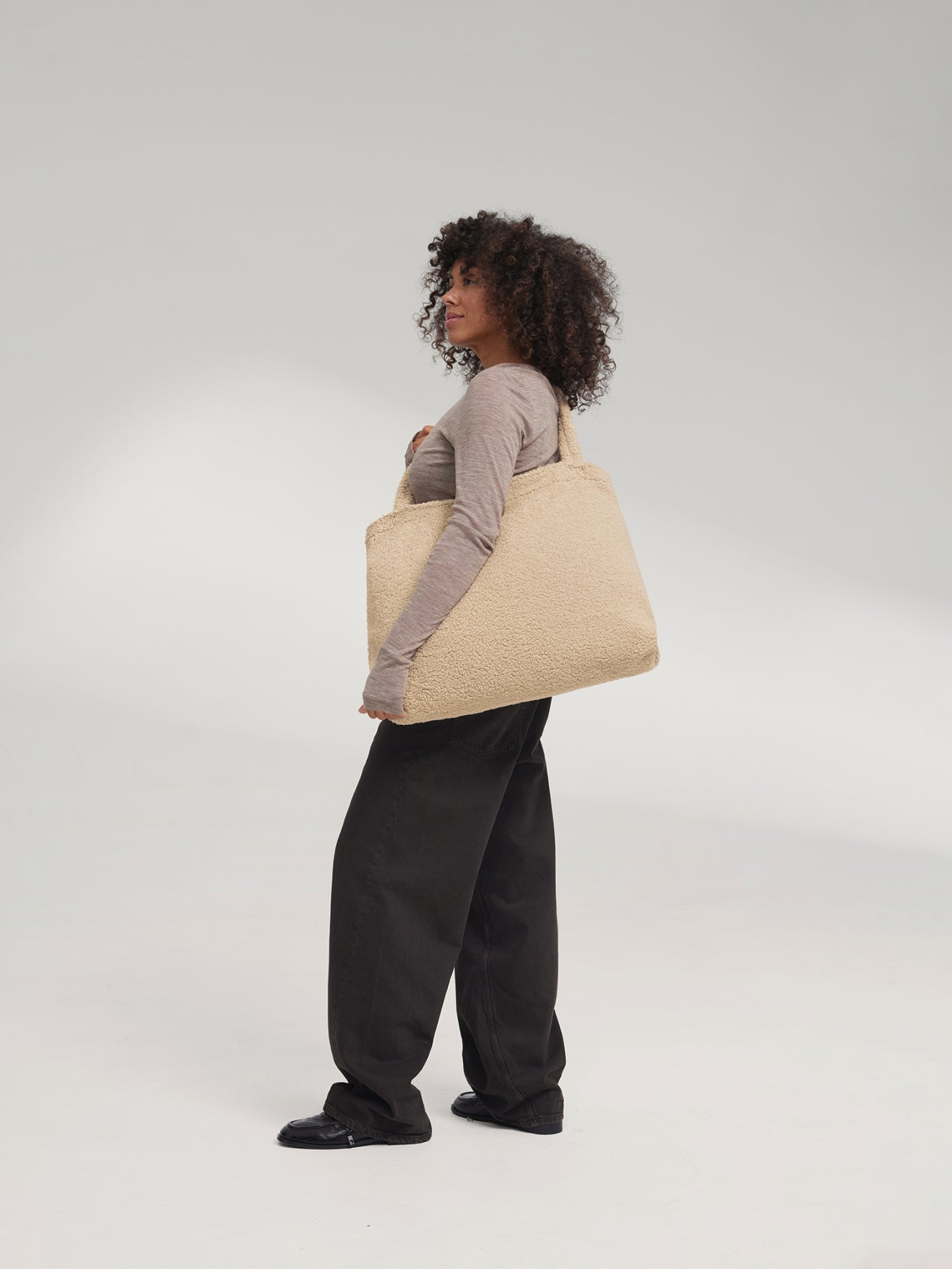 Teddy Mom-Bag | Ecru