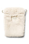 Faux Fur Phone Bag | Natural