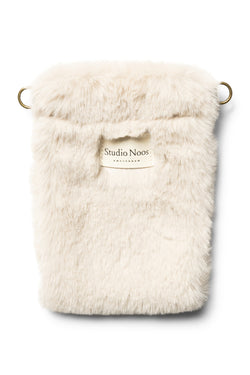 Faux Fur Phone Bag | Natural