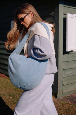 Denim Umhängetasche | Blaue