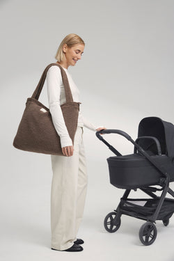 Teddy-Wickeltasche | Braune