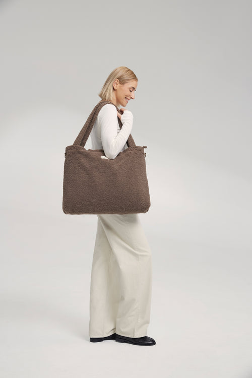 Teddy-Wickeltasche | Braune