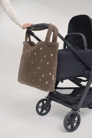 Teddy Mom-Bag | Braune Hearts