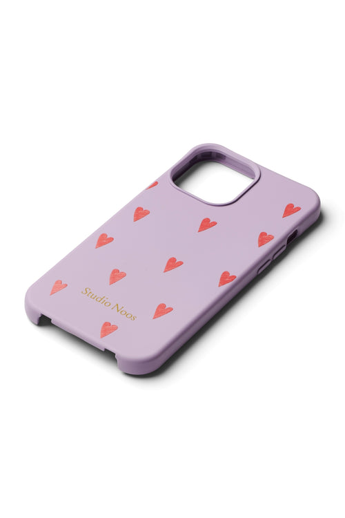 Phone Case - 14 Pro Max | Purple Hearts