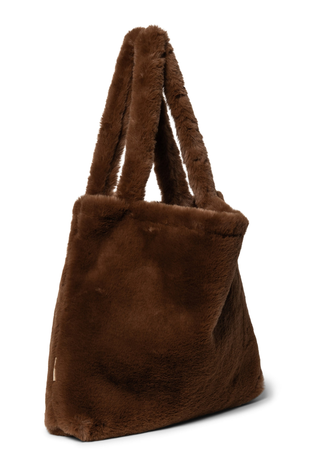 Faux Fur Mom-Bag | Braune
