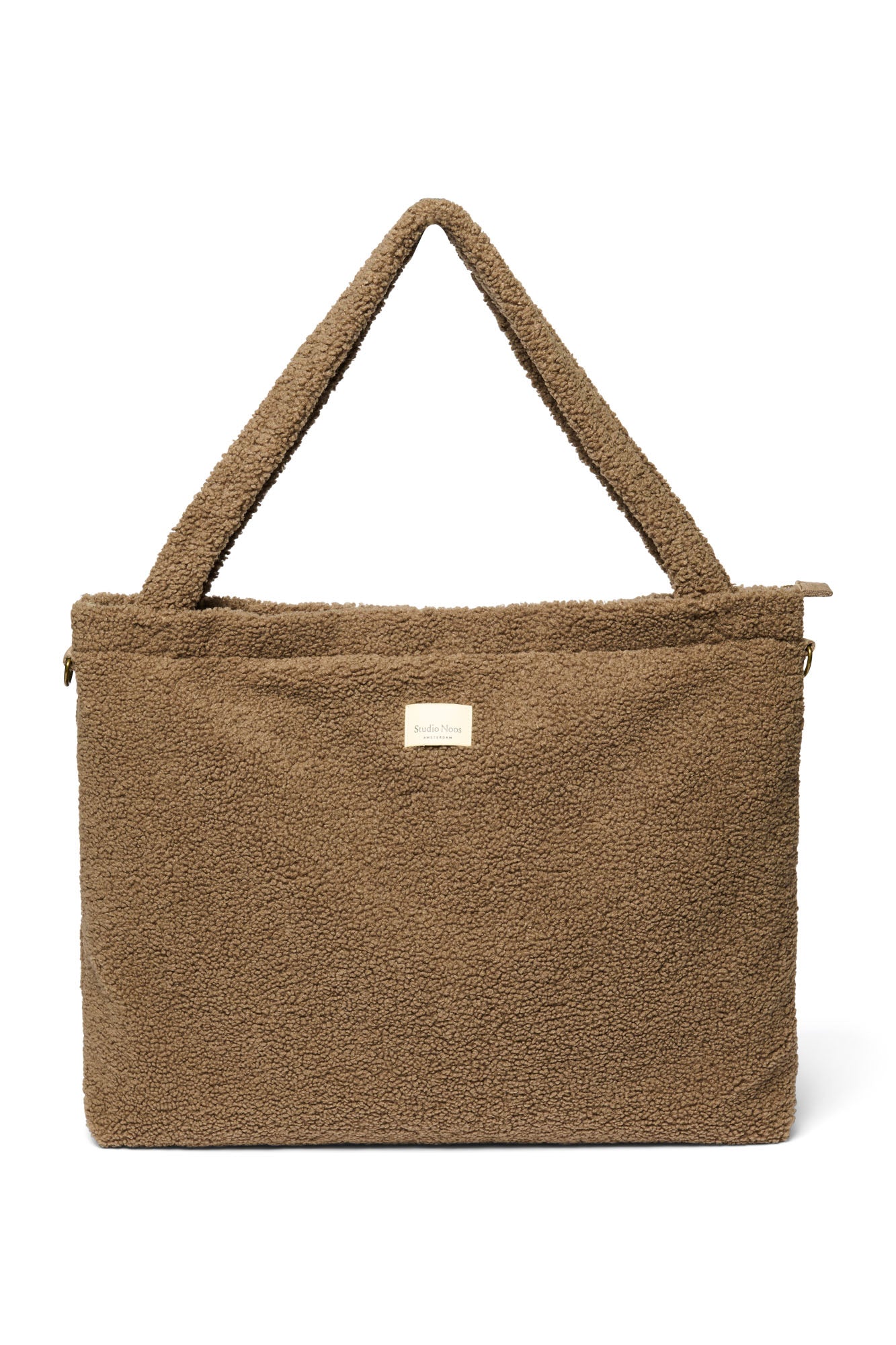 Braune Teddy Wickeltasche