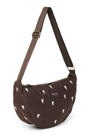 Puffy Adult-Gürteltasche | Braune Hearts