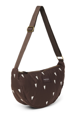 Puffy Adult-Gürteltasche | Braune Hearts