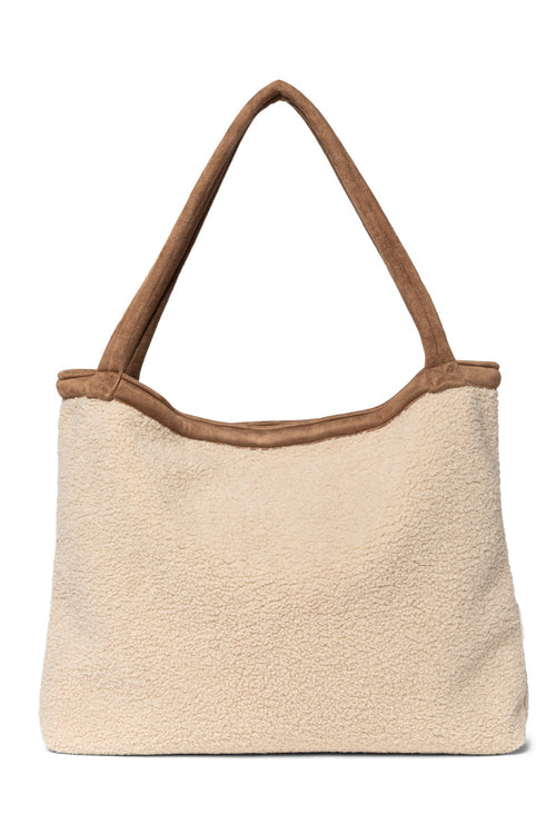 Wollweiße Lammy Teddy Mom Bag