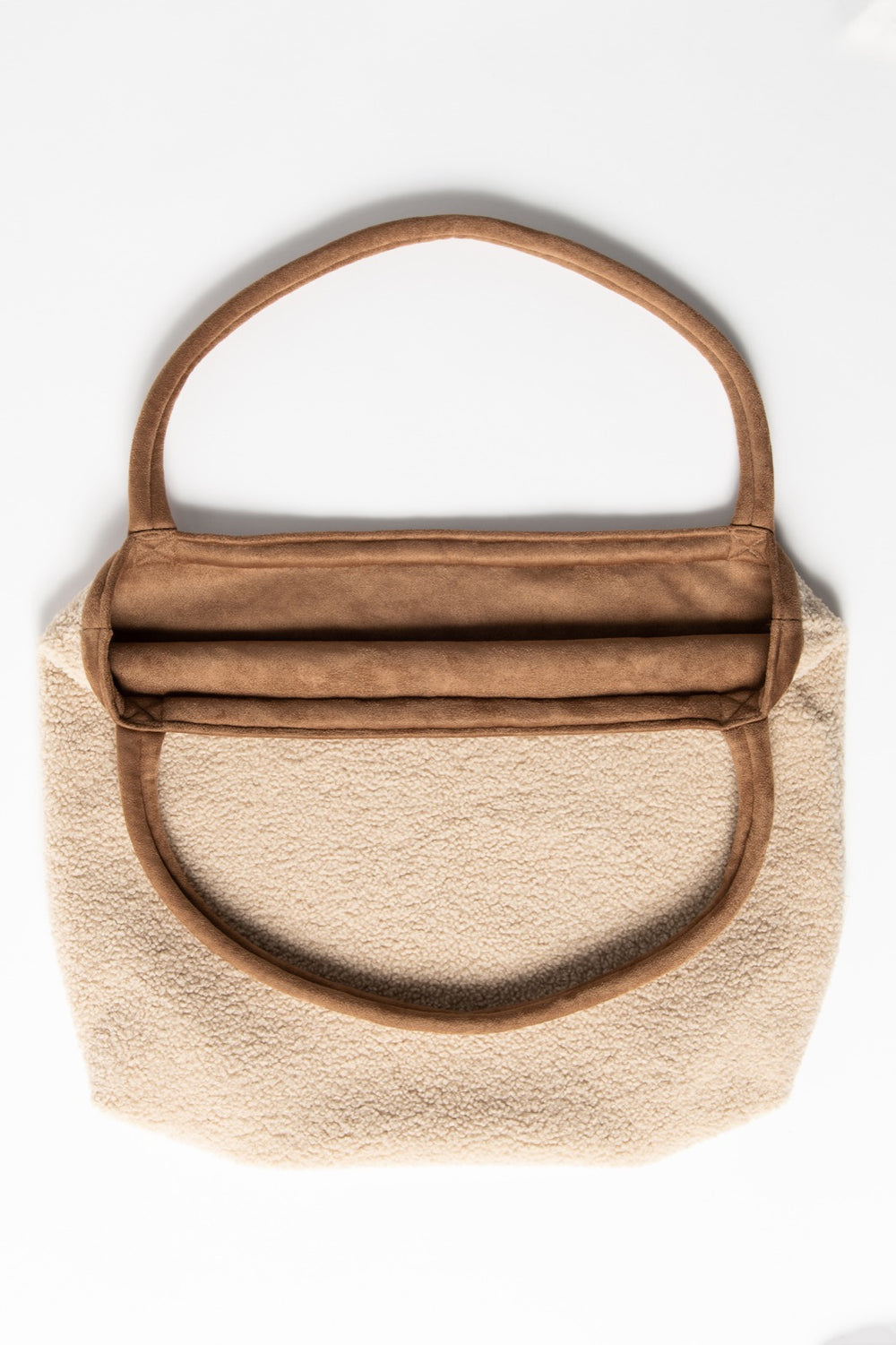Wollweiße Lammy Teddy Mom Bag