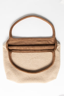 Wollweiße Lammy Teddy Mom Bag