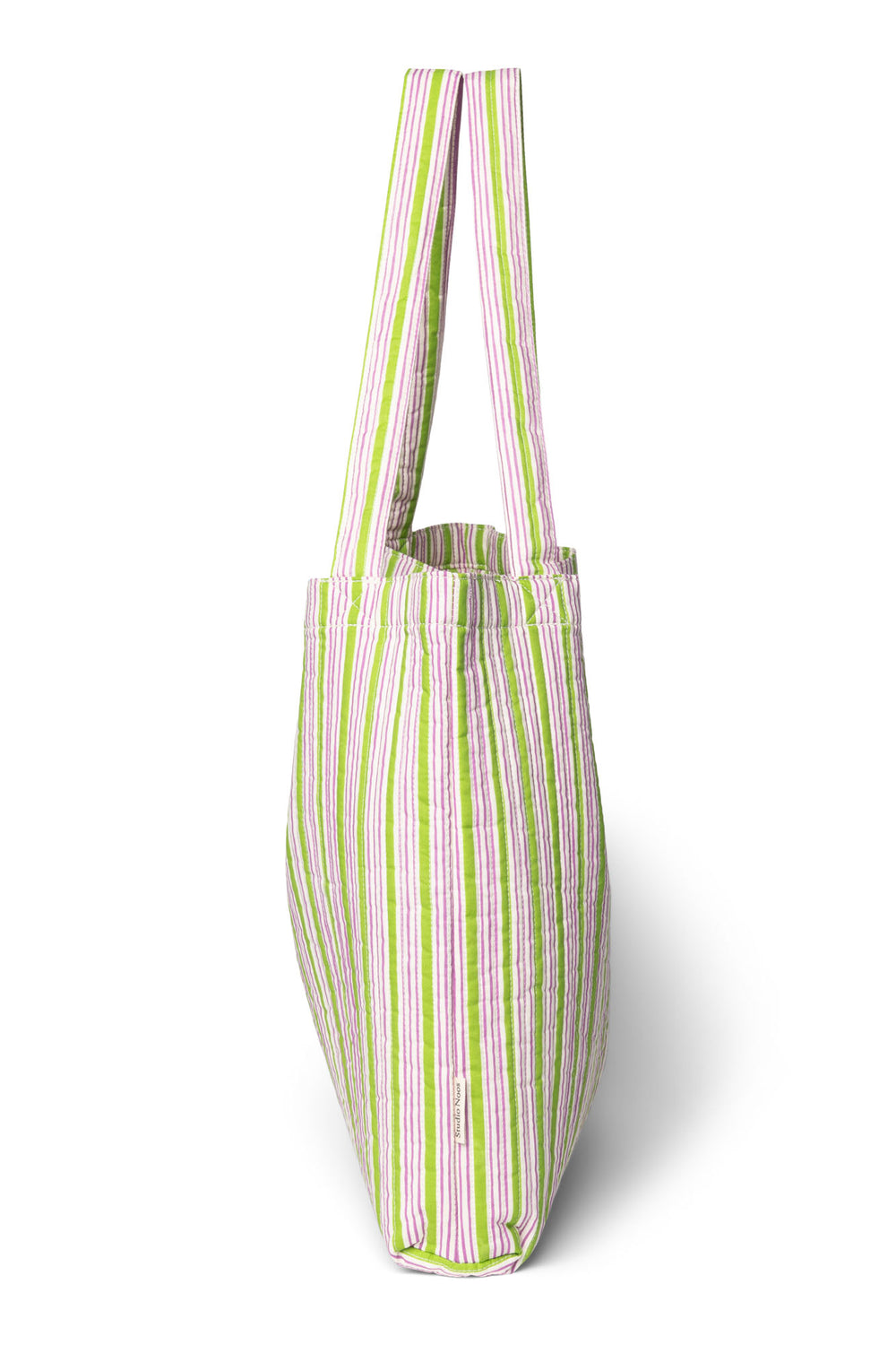 Serenity Baumwolle Gestreifte Mom Bag