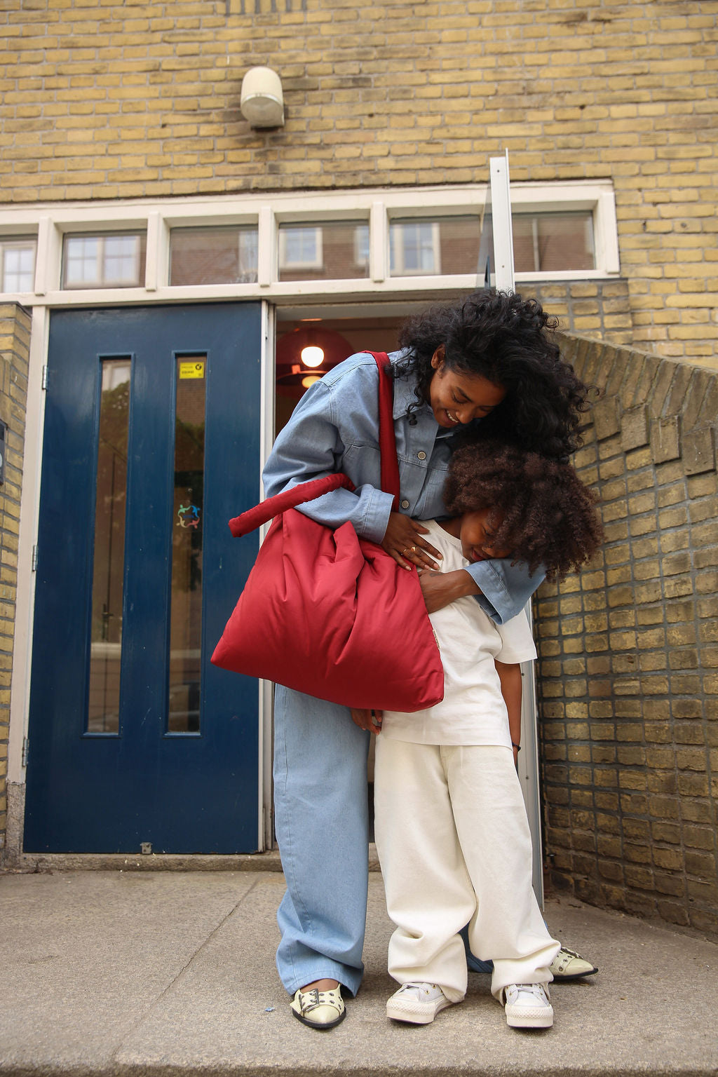 Puffy Mom-Bag | Red