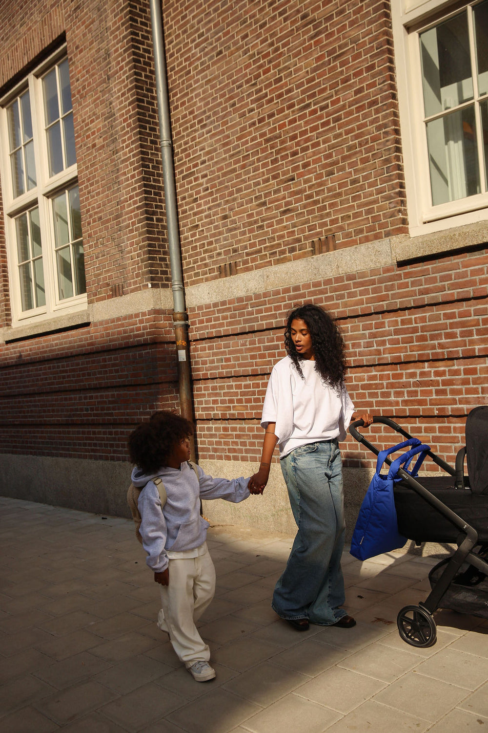 Puffy Mom-Bag | Blaue