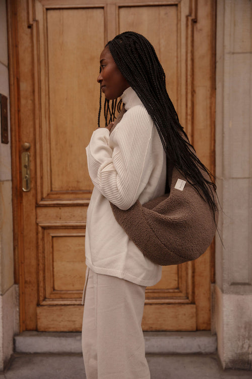 Teddy-Umhängetasche | Braune