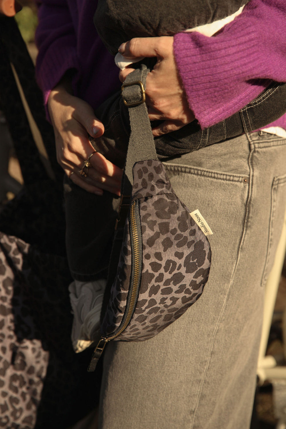 Puffy Mini-Gürteltasche | Leopard
