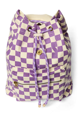 Violet Checkerboard MIDI-Rucksack 