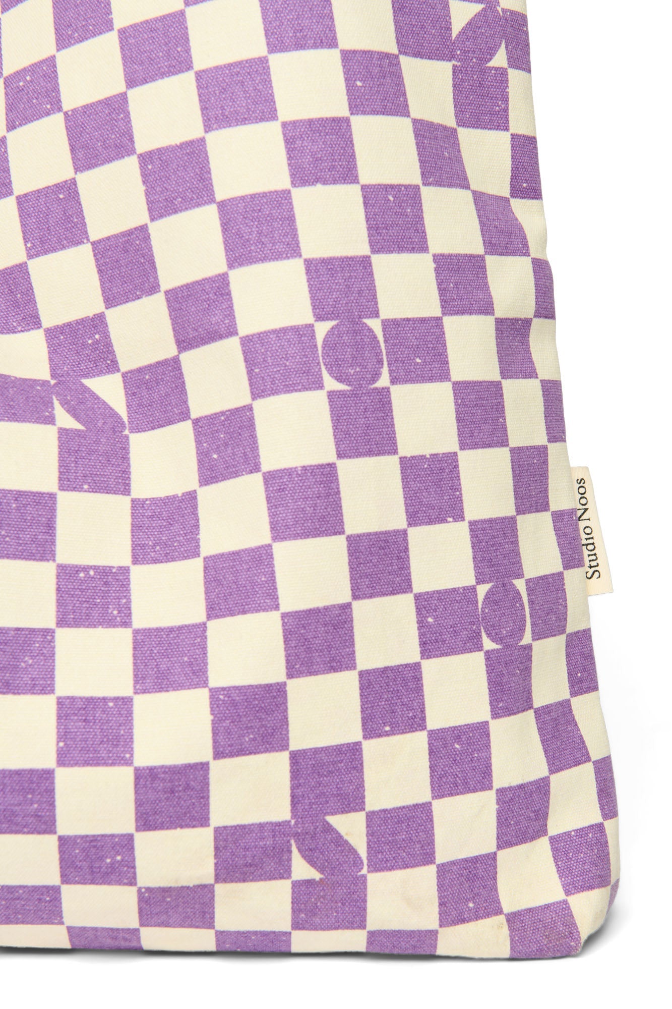 Violet Checkerboard Mom Bag