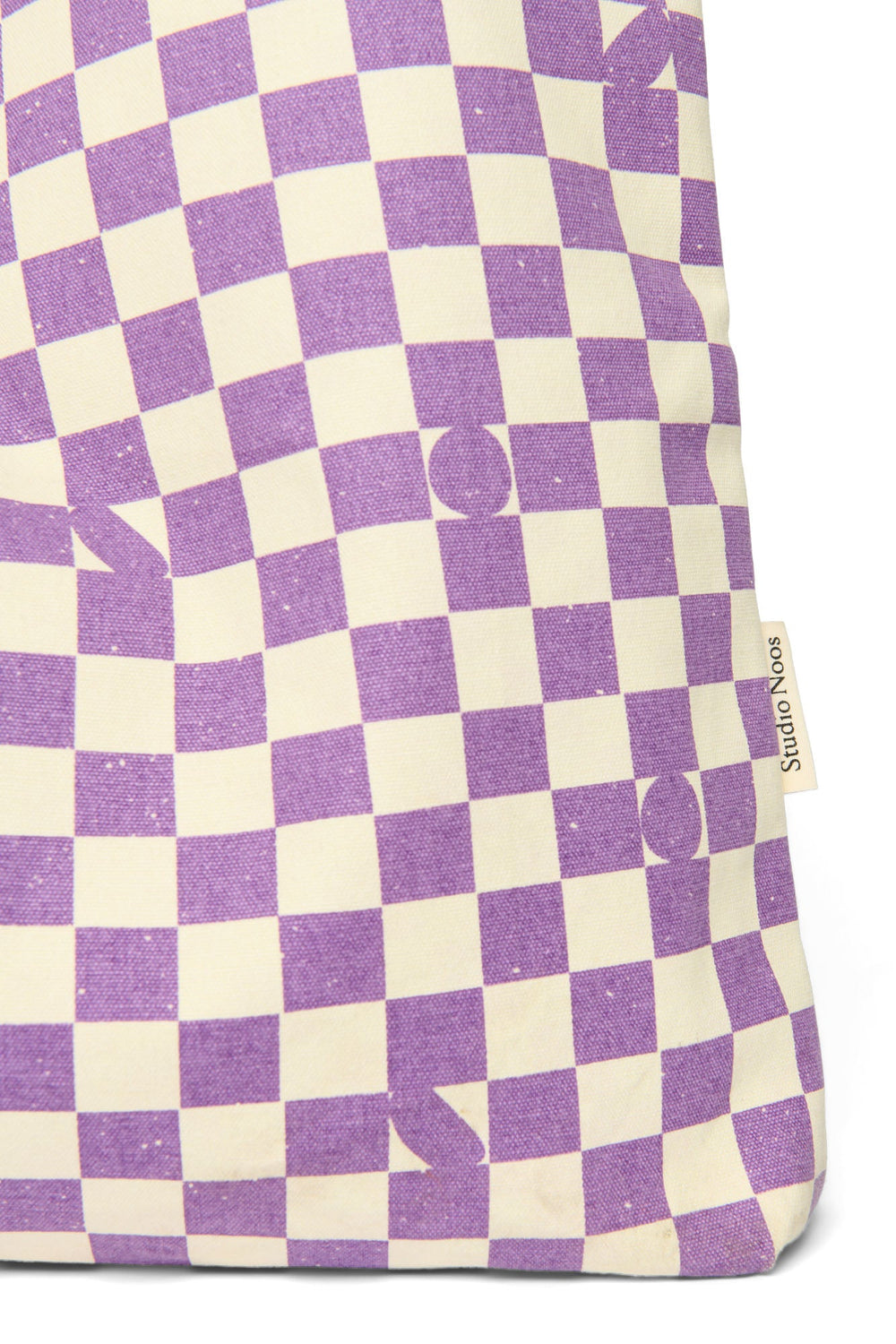 Violet Checkerboard Mom Bag