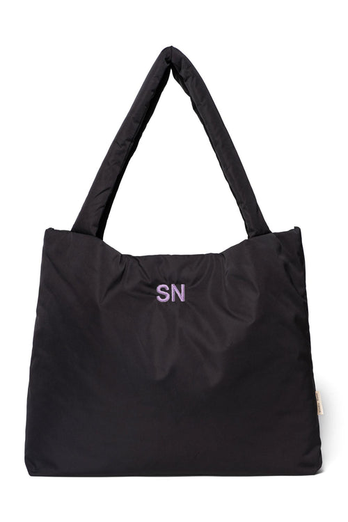Puffy Mom-Bag | Schwarze