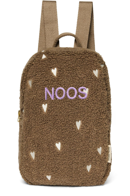 Teddy Mini-Rucksack | Brauner Hearts