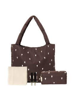Mom To Be Geschenkset | Braune Hearts